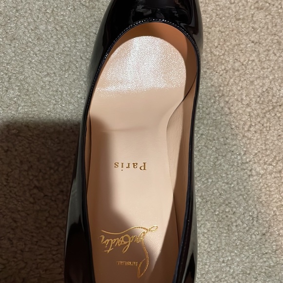 Christian Louboutin new simple pump 100 patent calf.  Size 38.5 - Picture 9 of 10